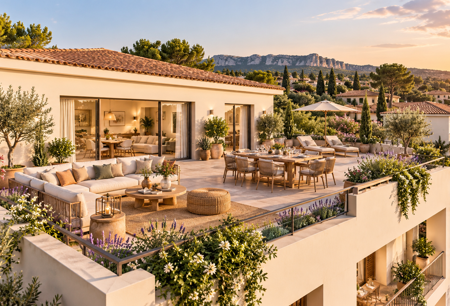 ROQUEFORT LA BÉDOULE - MAGNIFIQUE TERRASSE POUR CE T4 - AVANT PREMIÈRE — photo 1