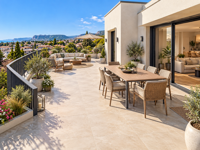La Ciotat - T4 93m² + 68m² d'extérieur proche du centre — photo du bien