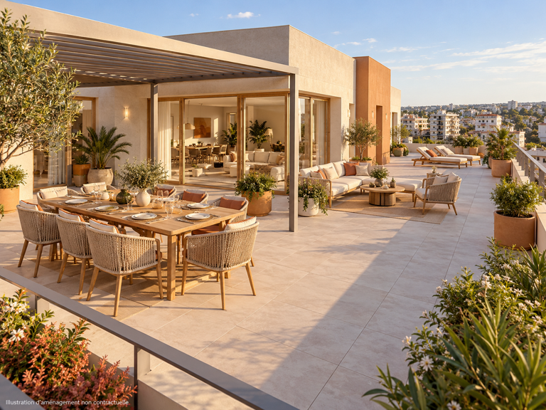 EXCEPTIONNEL T5 AVEC IMMENSE TERRASSE À PORT MARIANNE — photo 1