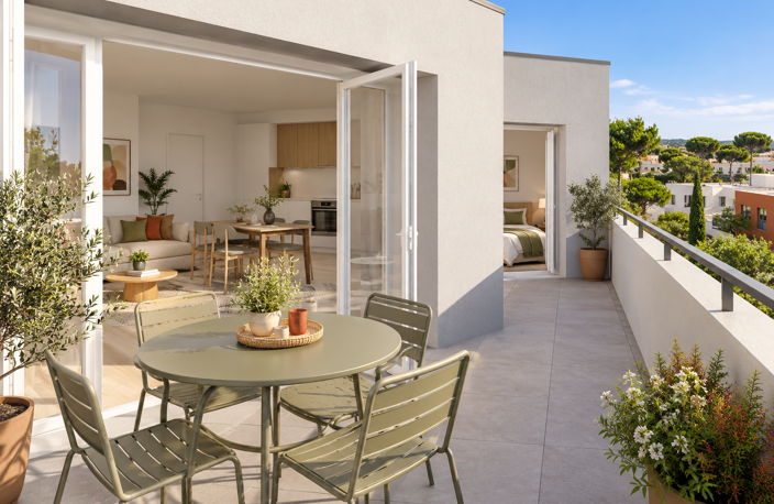 T2 AVEC TERRASSE AU CŒUR DE LUNEL — photo 2