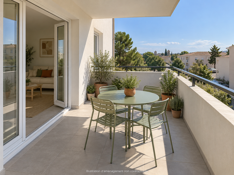 -T3 AVEC TERRASSE – LUMINEUX ET FONCTIONNEL — photo 1