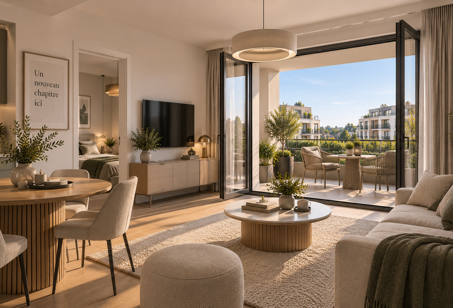 MONTÉVRAIN – DERNIÈRE OPPORTUNITÉ ! 2 PIÈCES AVEC TERRASSE – LIVRAISON DÉBUT 2027 — photo 1