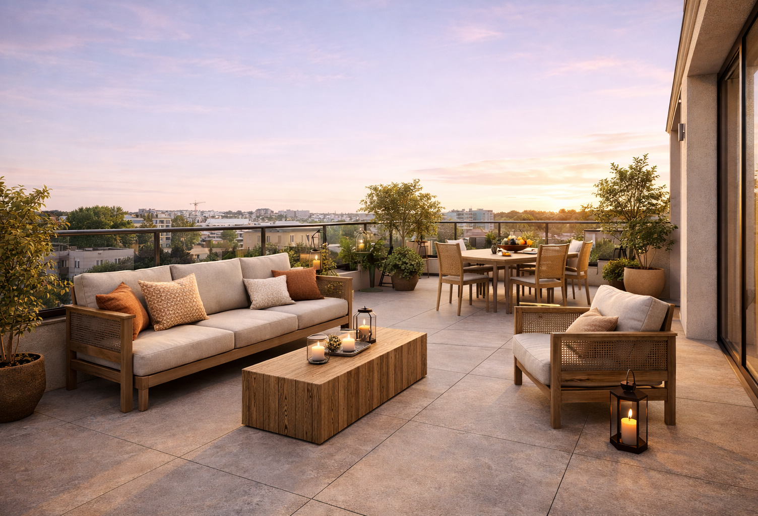 RETOUR DE LOT - CERGY - PROCHE GARE ET ECOLES - T6 DUPLEX - AVEC IMMENSE TERRASSE — photo 1