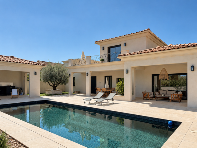 Villa contemporaine avec piscine,pool house et jacuzzi - Secteur prisé d’Alès — photo du bien