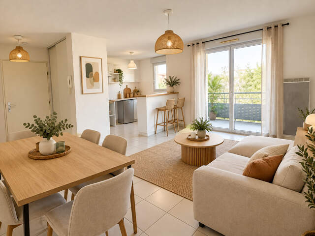 T2 45 m² ? Tournefeuille (31170) ? Terrasse 6 m² ? Parking ? Ascenseur ? DPE C — photo du bien