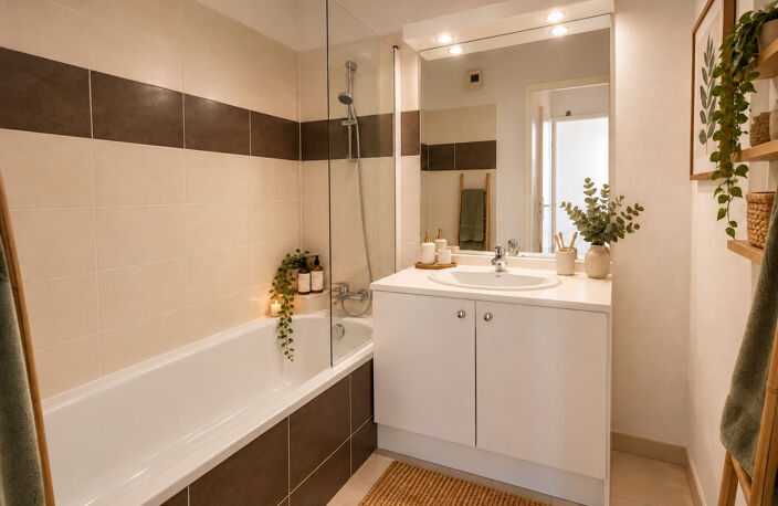 T2 45 m² ? Tournefeuille (31170) ? Terrasse 6 m² ? Parking ? Ascenseur ? DPE C — photo 3