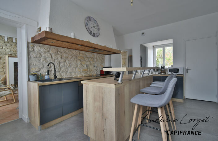 LEUILLY SOUS COUCY (02)- 160m2-Maison en pierre à vendre 7 pièces - 6 chambres dont une suite parentale de plain-pied - Garage – Dépendance - Terrain clos de 1 199 m² — photo 4