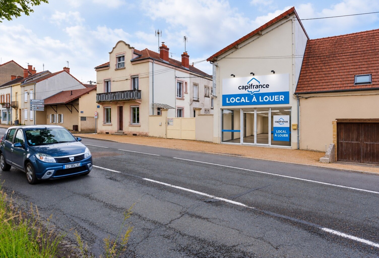 Local/bureau 245M2 à louer PARAY LE MONIAL (71) prox centre-ville 1350 € HT/mois — photo 1