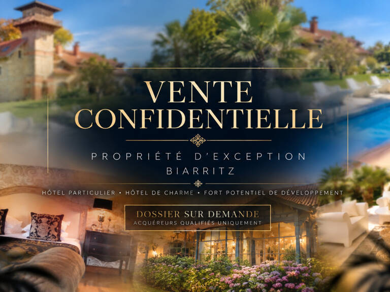 BIARRITZ — LE BEAUMANOIR Manoir du XIXe siècle · Hôtel 5 étoiles · Cession de parts sociales incluant l’immobilier et l’exploitation hôtelière — photo 1