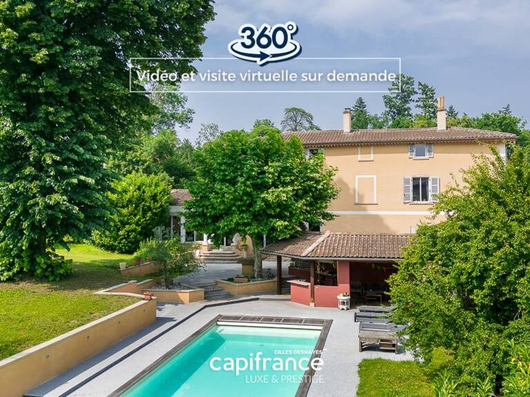 GLEIZÉ | 69400 | PROPRIÉTÉ DE CARACTÈRE – 5 CHAMBRES – PARC 2 331 m² – PISCINE — photo 1