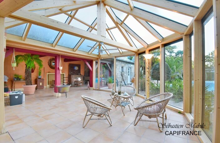 Propriété en pierre avec piscine à vendre (35) LANHELIN - MESNIL-ROC'H — photo 5