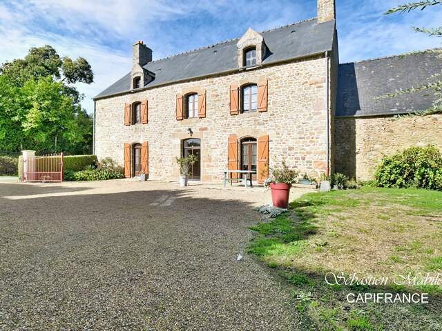 Maison de caractère à vendre + gîte à Roz sur Couesnon (35) en Bretagne en Baie du Mont Saint Michel — photo du bien