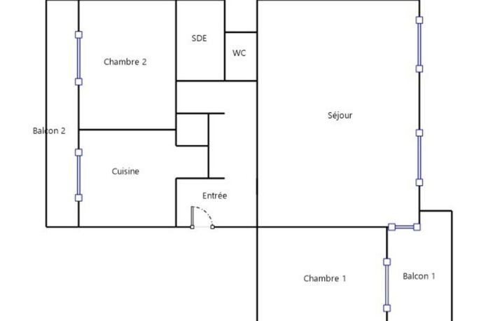 Appartement à vendre 3 pièces TARBES (65) CENTRE VILLE - T3 avec terrasse et Balcon — photo 2