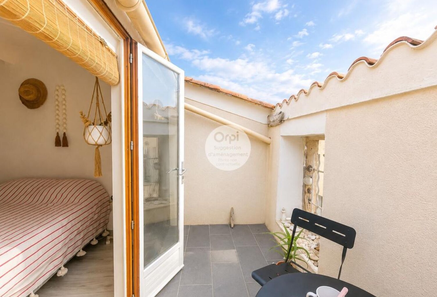 Vente charmante maison de ville à Marseillan avec terrasse — photo 1