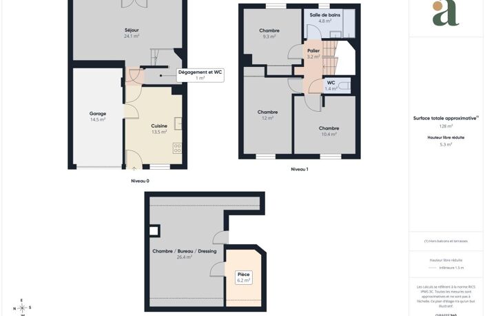 Maison familiale sur 3 niveaux avec jardin, terrasses et garage à Gennevilliers — photo 2
