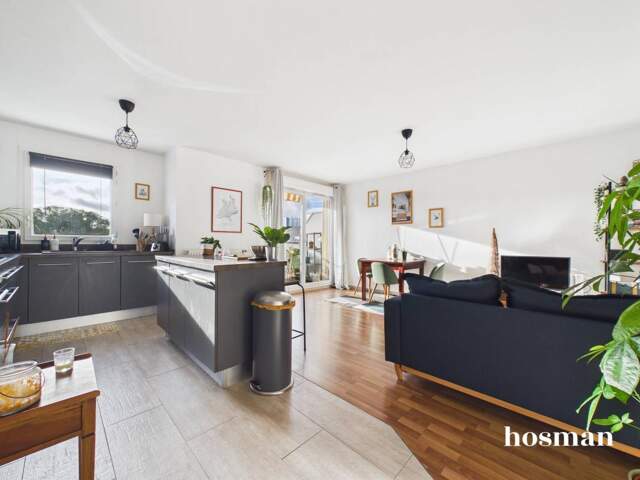Appartement de 60 m² avec balcon et garage - Ile de Nantes, à deux pas de la Loire — photo du bien