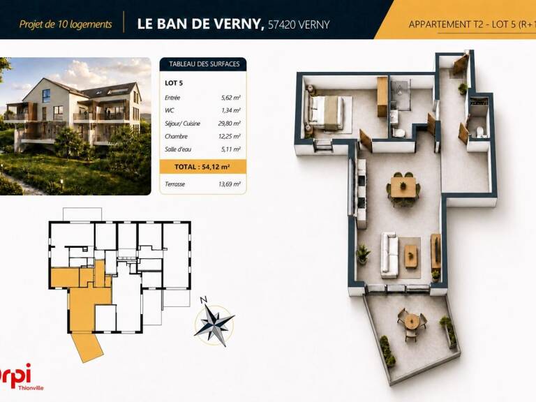 NOUVEAU PROGRAMME IMMOBILIER À VERNY — photo 1