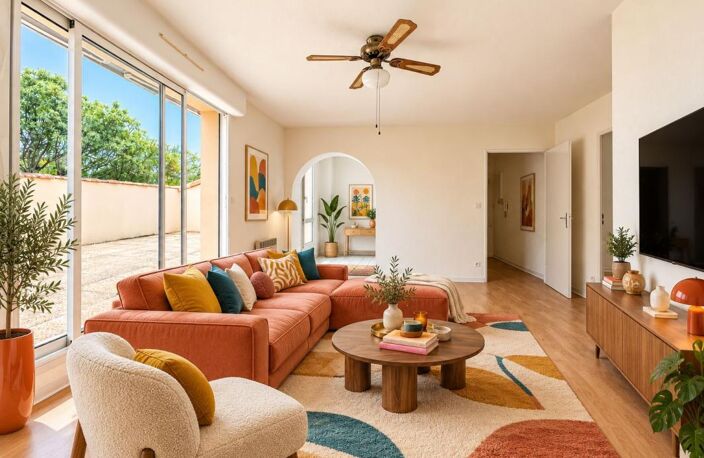 APPARTEMENT TRAVERSANT AVEC TERRASSE TROPÉZIENNE DE 23 M² SANS VIS-À-VIS — photo 3