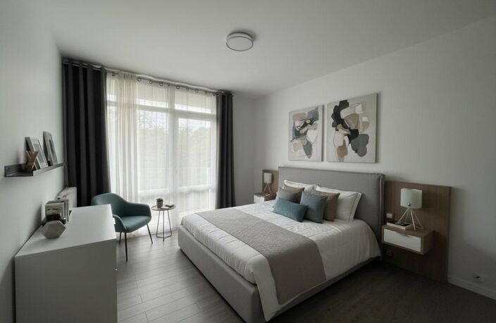 Appartement familial de 96 m², 3 chambres, balcon, parking et tennis — photo 4