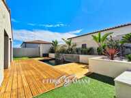 MAISON 124 M2, 3 CHAMBRES, SALON, CUISINE, GARAGE, JARDIN, TERRASSE, 2 WC, SDB, SALLE D EAU — photo 2