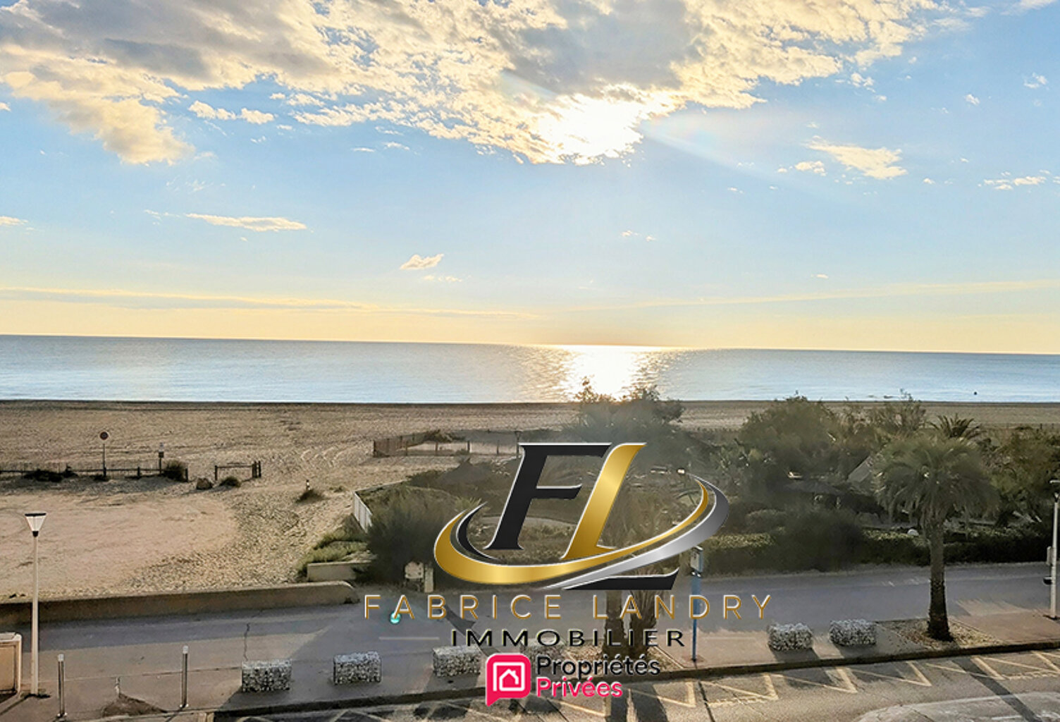 Appartement T3 de 61.4 m² vue mer + garage + cave à Canet plage — photo 1