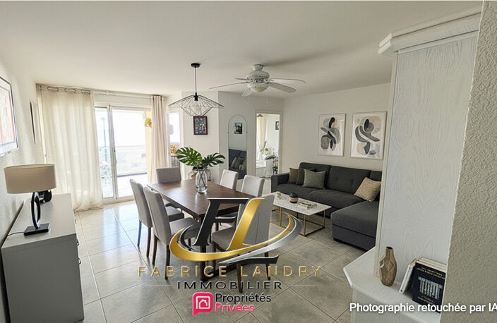 Appartement T3 de 61.4 m² vue mer + garage + cave à Canet plage — photo 5