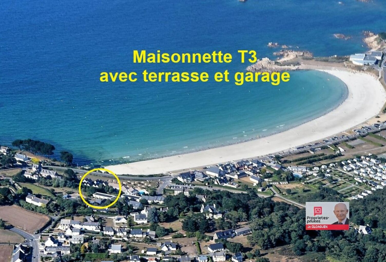 Maisonnette T3, garage, plage à pied — photo 1