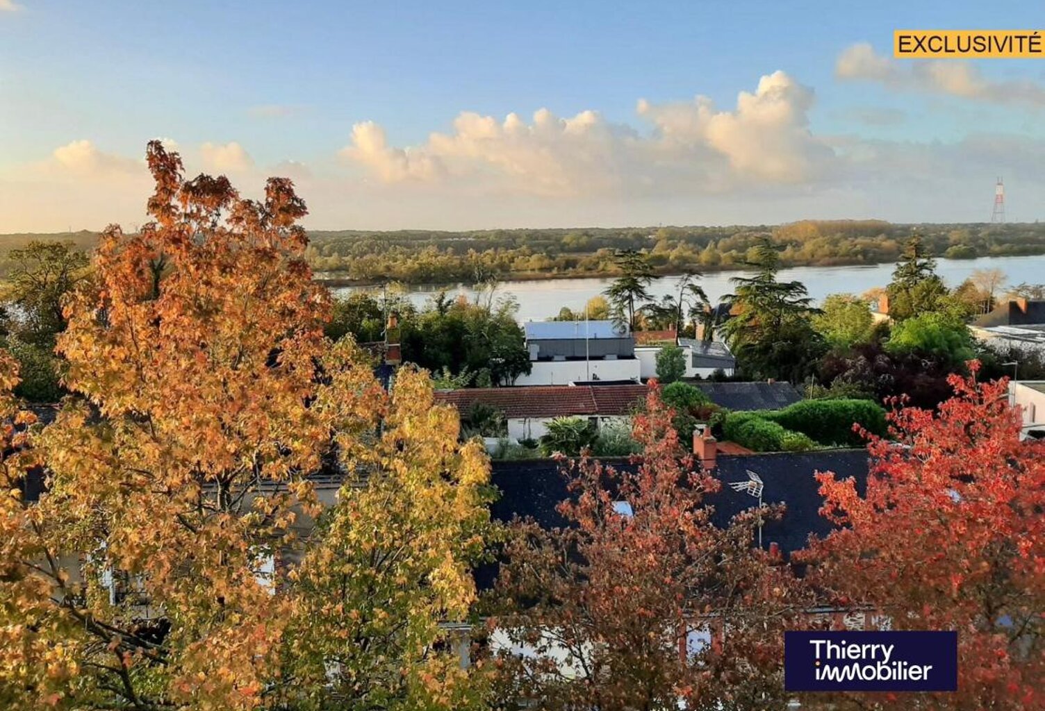 SUPERBE T3 COUËRON BOURG - VUE IMPRENABLE SUR LA LOIRE — photo 1
