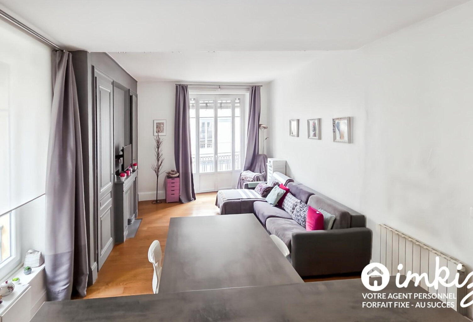 T2 de 58m² rénové avec balcon - Préfecture/Liberté — photo 1