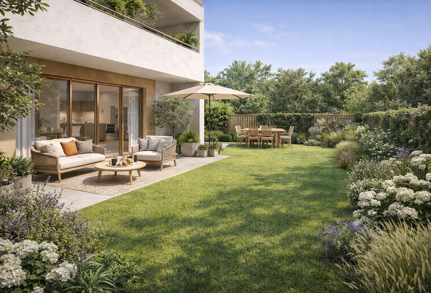 MAGNIFIQUE JARDIN POUR CE SPACIEUX T3 AU COEUR DU QUARTIER SAINT-ANNE ! — photo 1