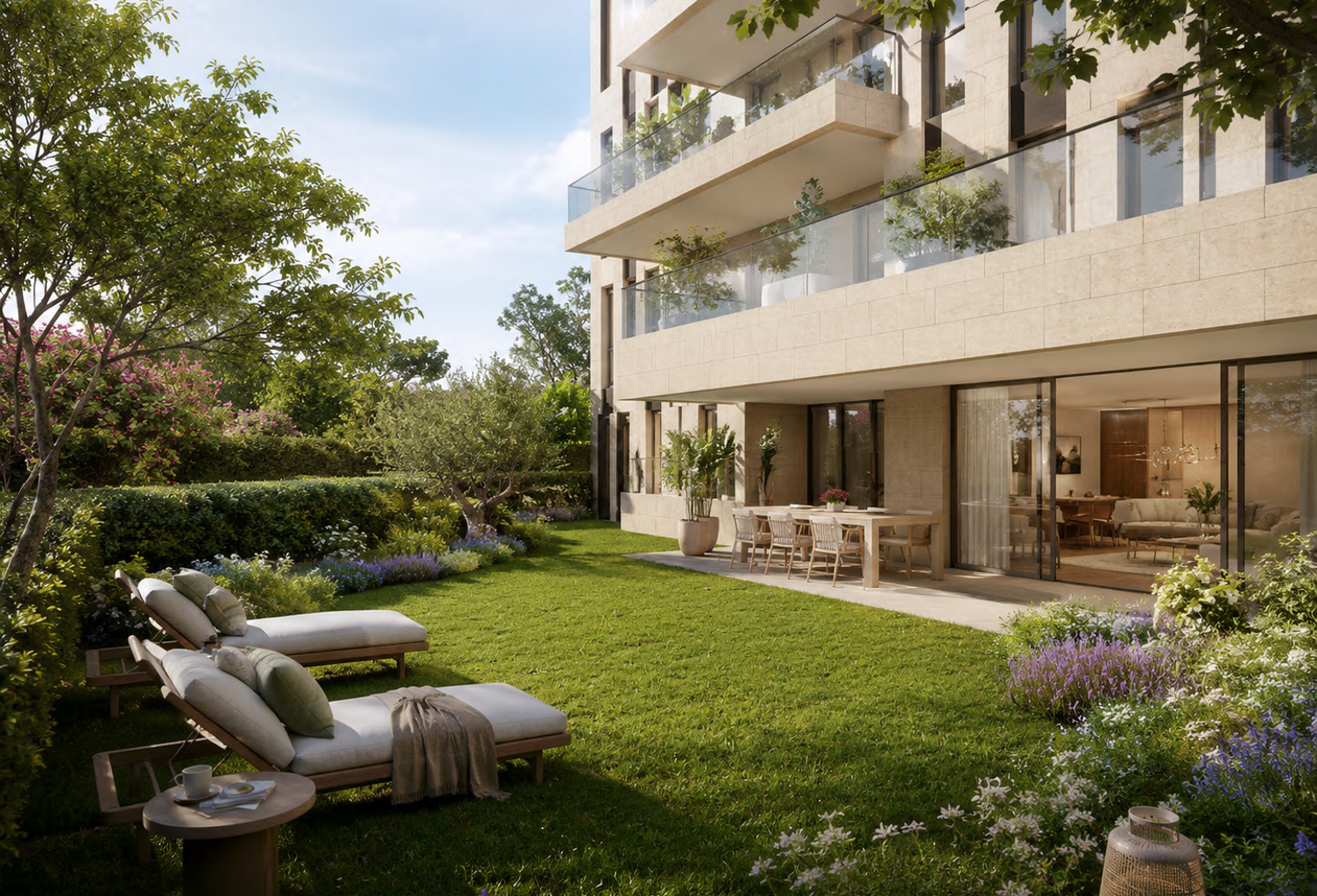 MAGNIFIQUE T4 EN REZ DE JARDIN AU COEUR DE BORÉLY ! — photo 1