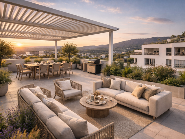 SUR LE TOIT DU CABOT ! MAGNIFIQUE T4 DUPLEX AVEC IMMENSE ÉSPACE ÉXTÈRIEUR ! — photo du bien