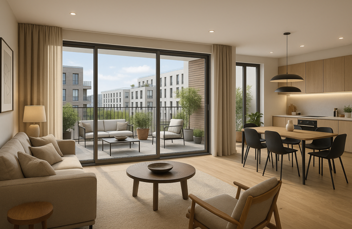 - Magnifique T2 dans résidence neuve au coeur du Fort d’Aubervilliers — photo 2
