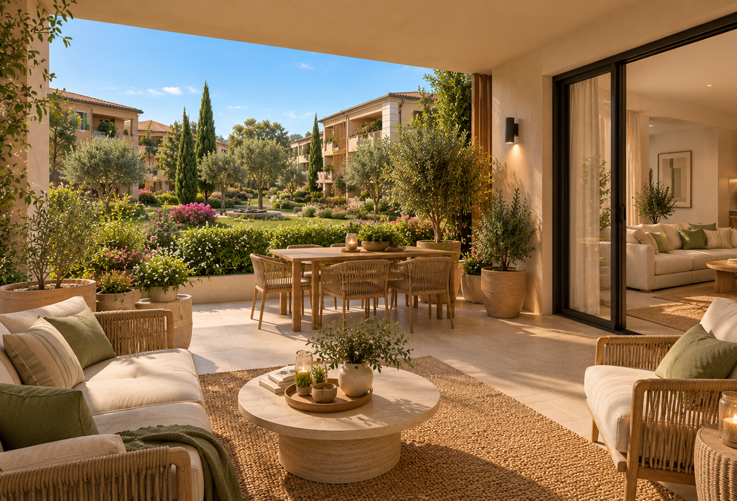 - AIX LA DURANNE - 4P DE 95M² AVEC EXTERIEUR ET STATIONNEMENTS — photo 1