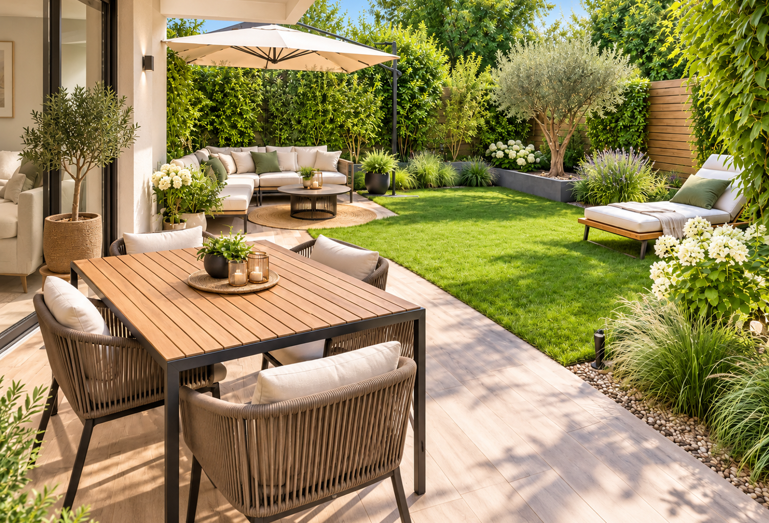 CHATEAU NEUF DE GADAGNE - 2P DE 50M² AVEC GRAND JARDIN ET STATIONNEMENT — photo 1
