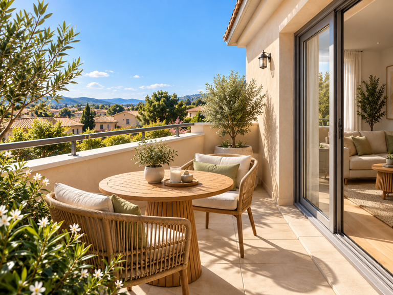 SALON-DE-PROVENCE – T2 NEUF EN DERNIER ÉTAGE AVEC TERRASSE — photo 1