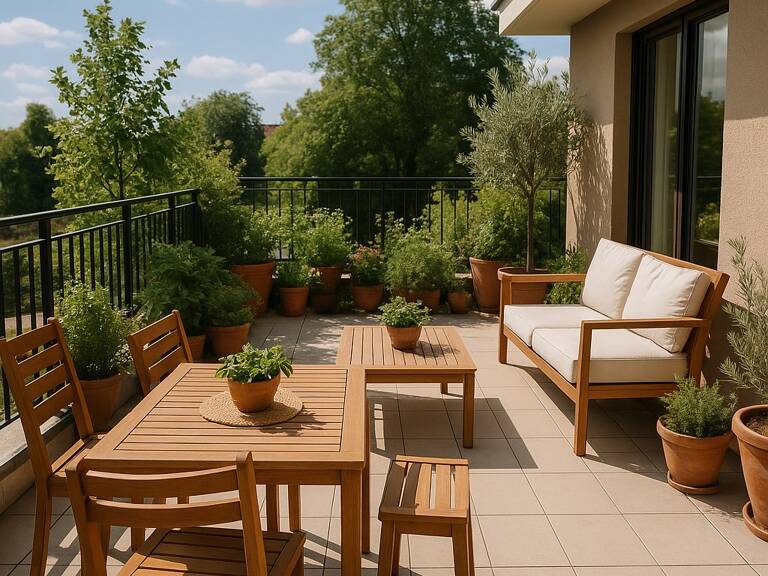 -MAGNIFIQUE 4P TRAVERSANT DE 85M² AVEC 14M² DE TERRASSE ET PARKING — photo 1