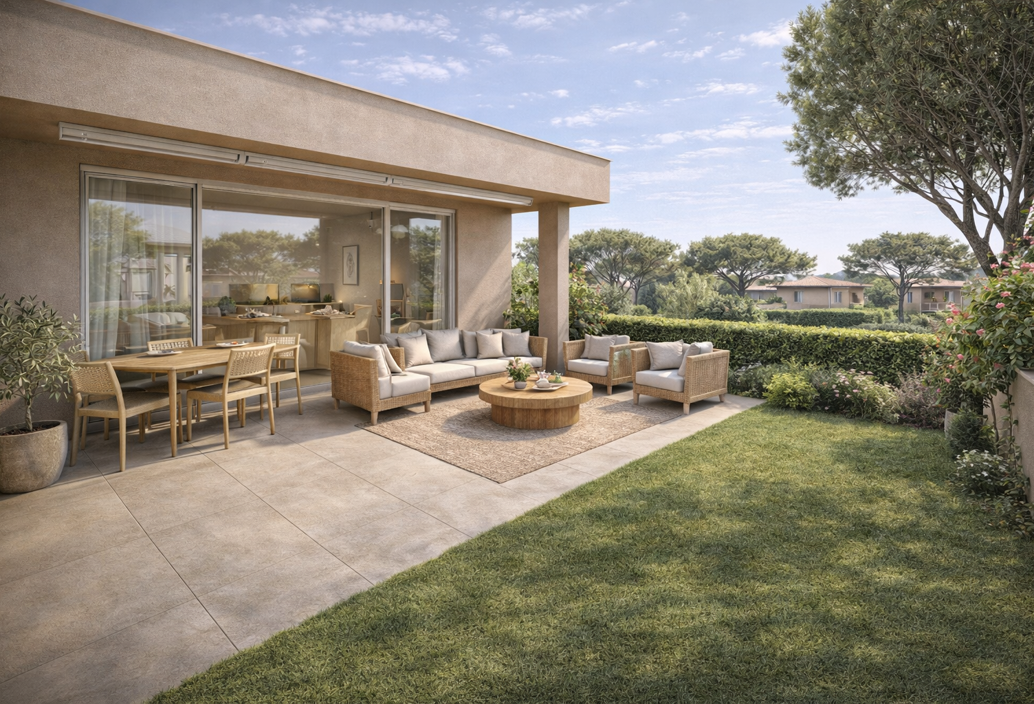 -MAGNIFIQUE MAISON 4P DE 96M² AVEC 70M² D'EXTERIEUR ET GARAGE — photo 1