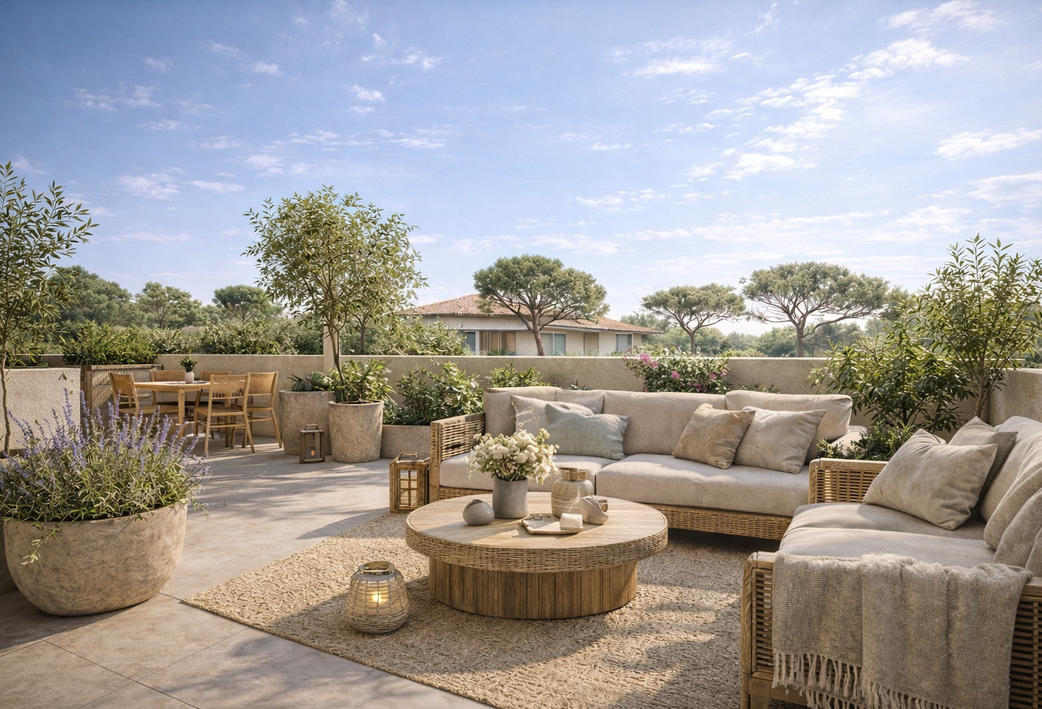 -DERNIER ETAGE 4P DE 100M² AVEC UNE GRANDE TERRASSE DE 17M² ET PARKINGS — photo 1