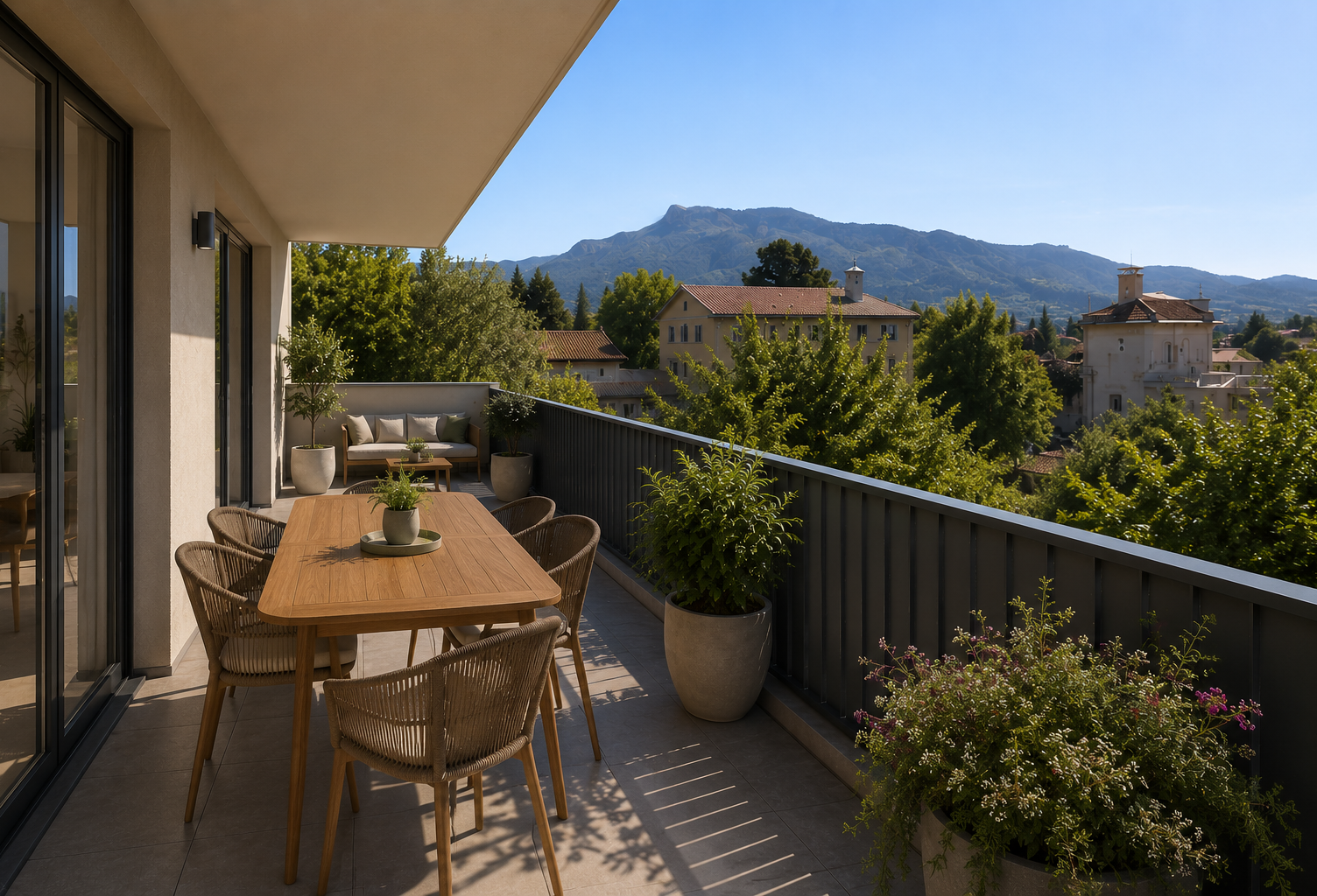 Superbe T4 avec balcon et parking aux portes du centre historique GAP  — photo 1