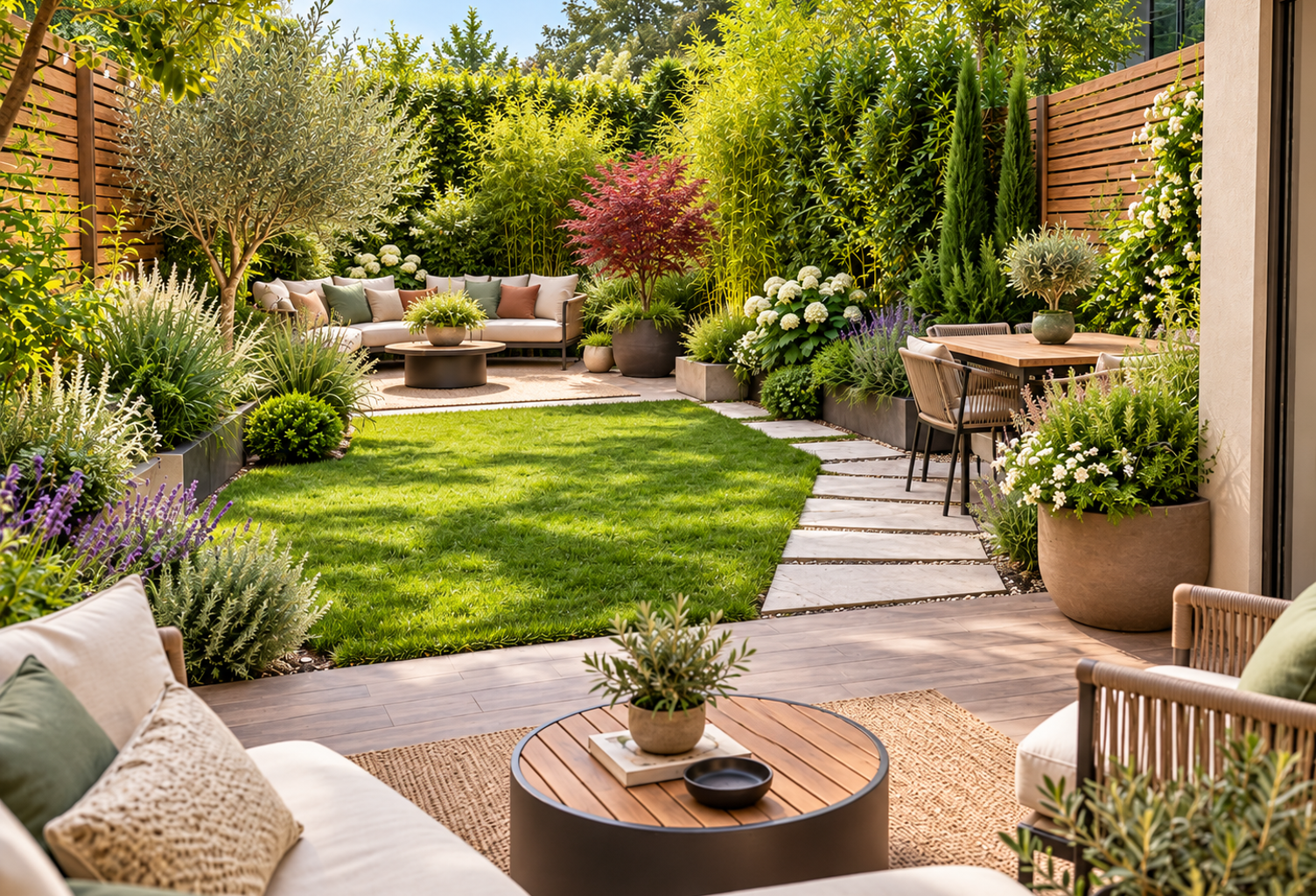 ROGNES PROCHE CENTRE VILLE - 2P DE 45M² EN REZ-DE-JARDIN — photo 1