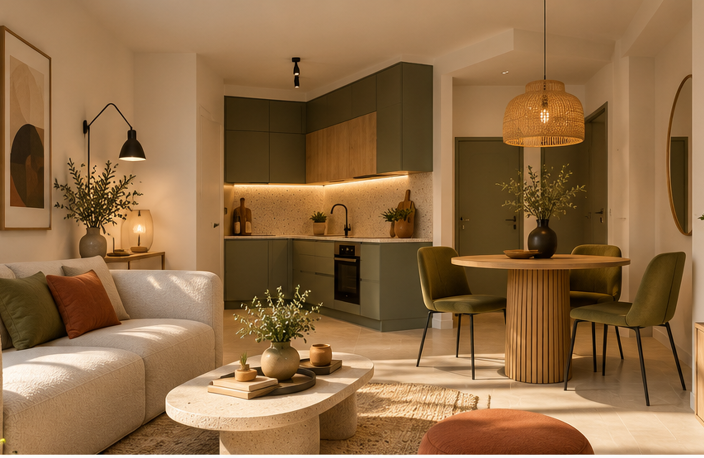 ROGNES PROCHE CENTRE VILLE - 2P DE 45M² EN REZ-DE-JARDIN — photo 2