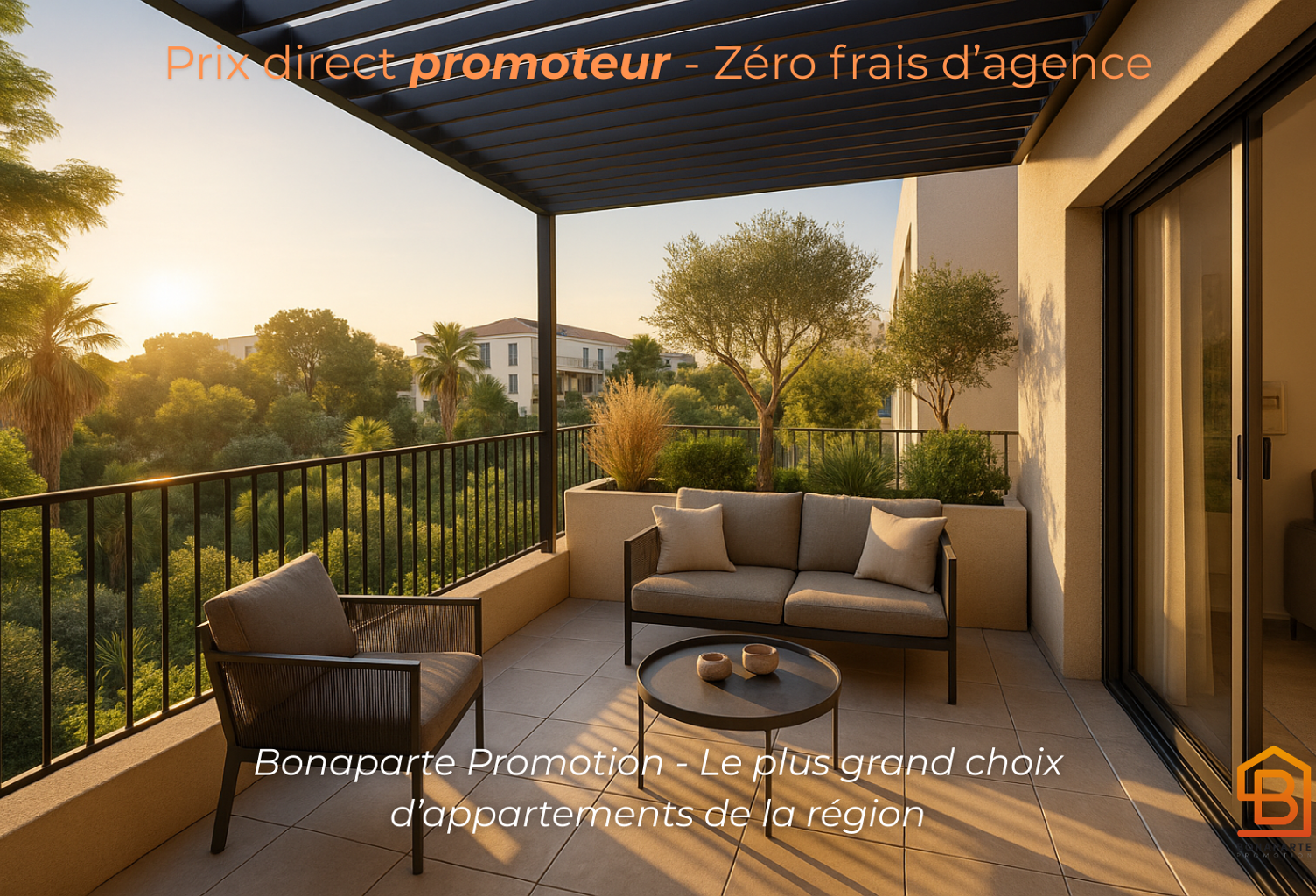 - T2 CLIMATISE DE 40M2 DERNIER ETAGE VUE DEGAGEE — photo 1