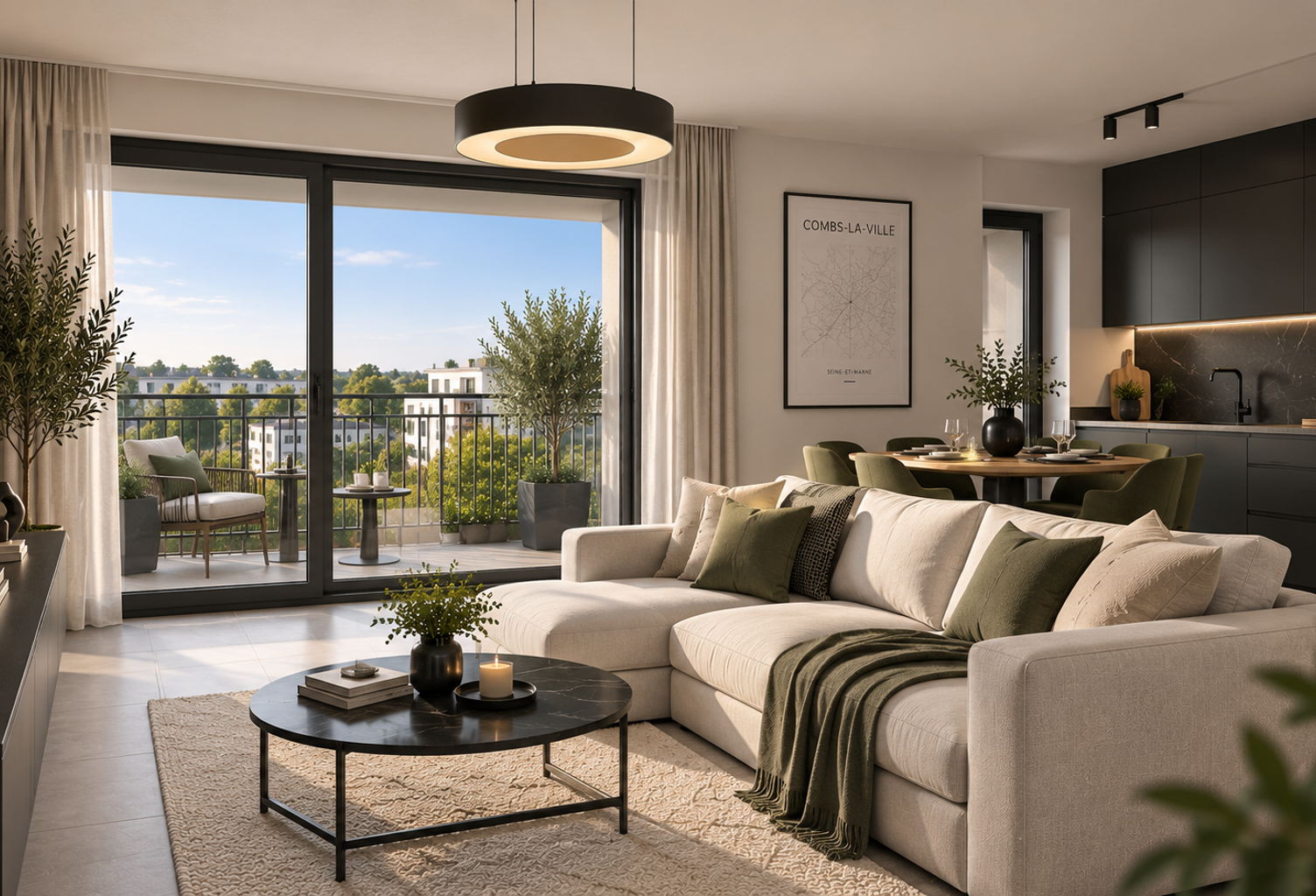 CESSON (77) – RETOUR DE LOT | 2 PIÈCES NEUF AVEC BALCON – LIVRAISON Janvier 2028 — photo 1
