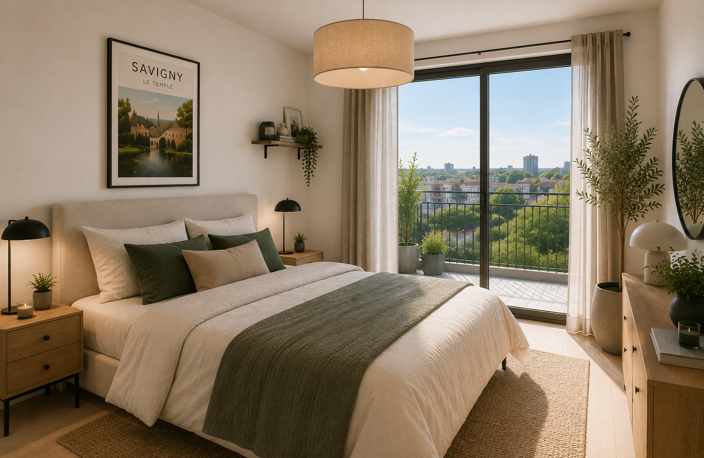 CESSON (77) – RETOUR DE LOT | 2 PIÈCES NEUF AVEC BALCON – LIVRAISON Janvier 2028 — photo 4