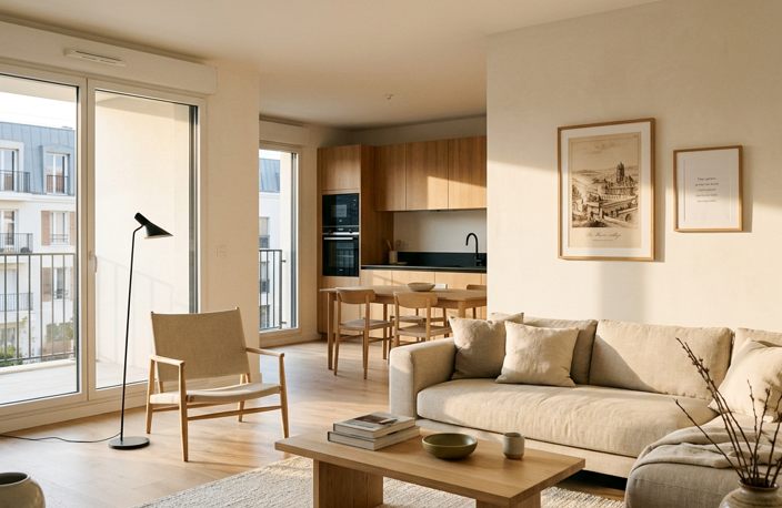 MAGNIFIQUE 3 PIECES - DERNIER ÉTAGE AVEC TERRASSE DE 35 M² — photo 2