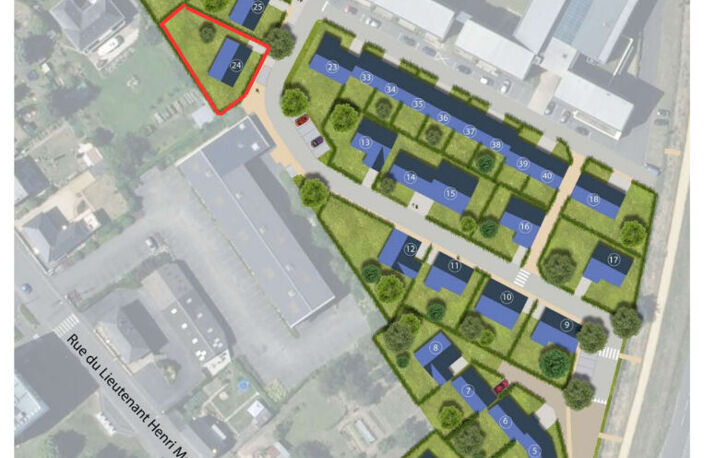 LOT 24 : Terrain de 546 m² constructible entièrement viabilisé, libre de constructeur et idéalement situé — photo 2