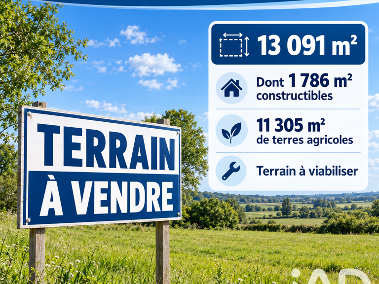 Vente Terrain à bâtir 13 091 m&sup2; — photo 1