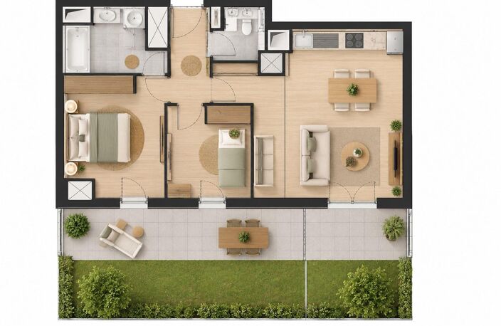 Vente Appartement 3 pièces — photo 4