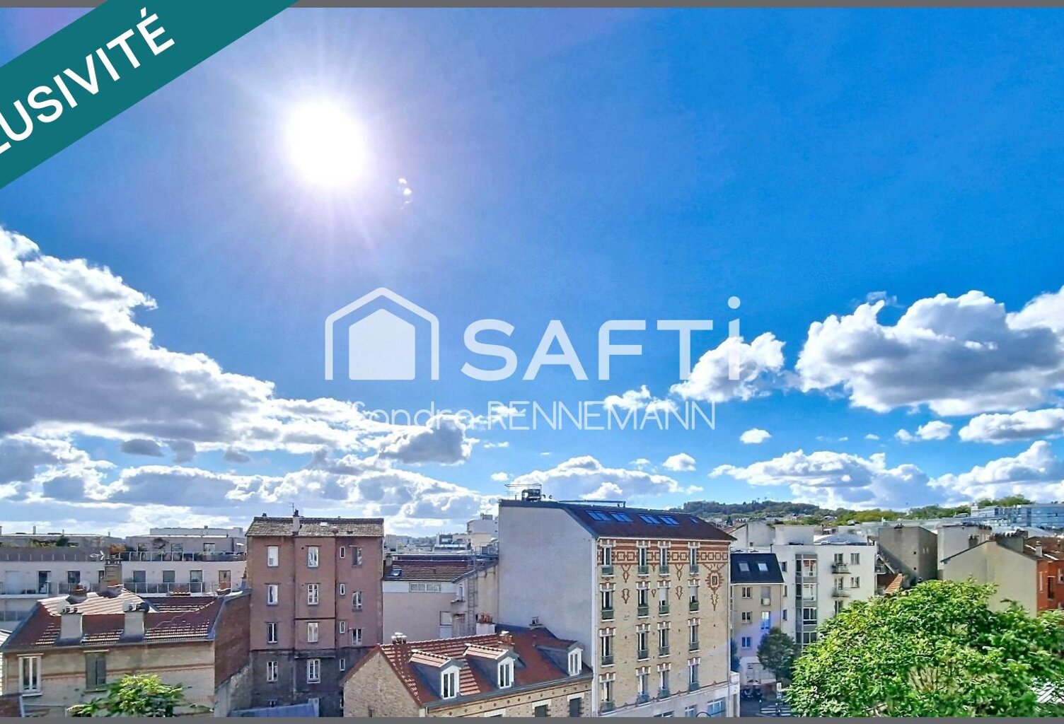 Duplex 2/3 P calme, lumineux, vue dégagée, balcon. — photo 1
